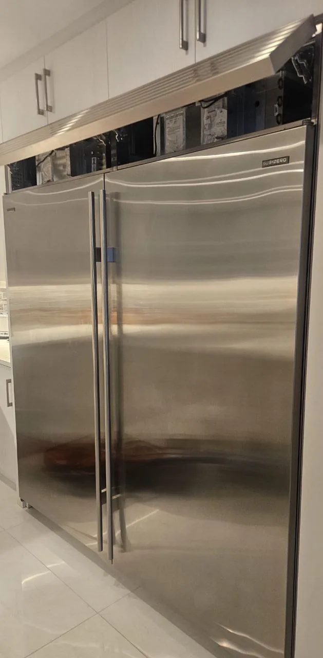 Built-in Sub-Zero refrigerator serviced by Appliance Help