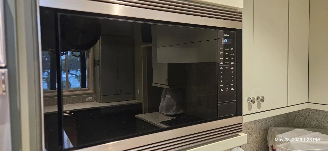 Built-in microwave serviced by Appliance Help
